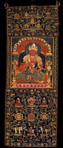 Dios del fuego, Agni, del mandala del Buda de la Medicina